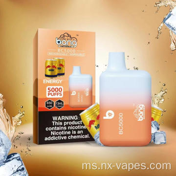 Bang BC 5000 Vape boleh dicas semula